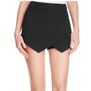 Aqua envelope skirt with built in shorts